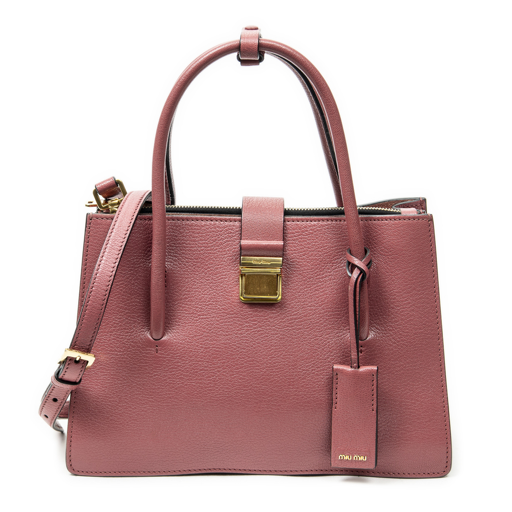 Miu Miu Pushlock Convertible Tote